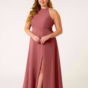 NWT Azazie Clarice Dress Amethyst 10